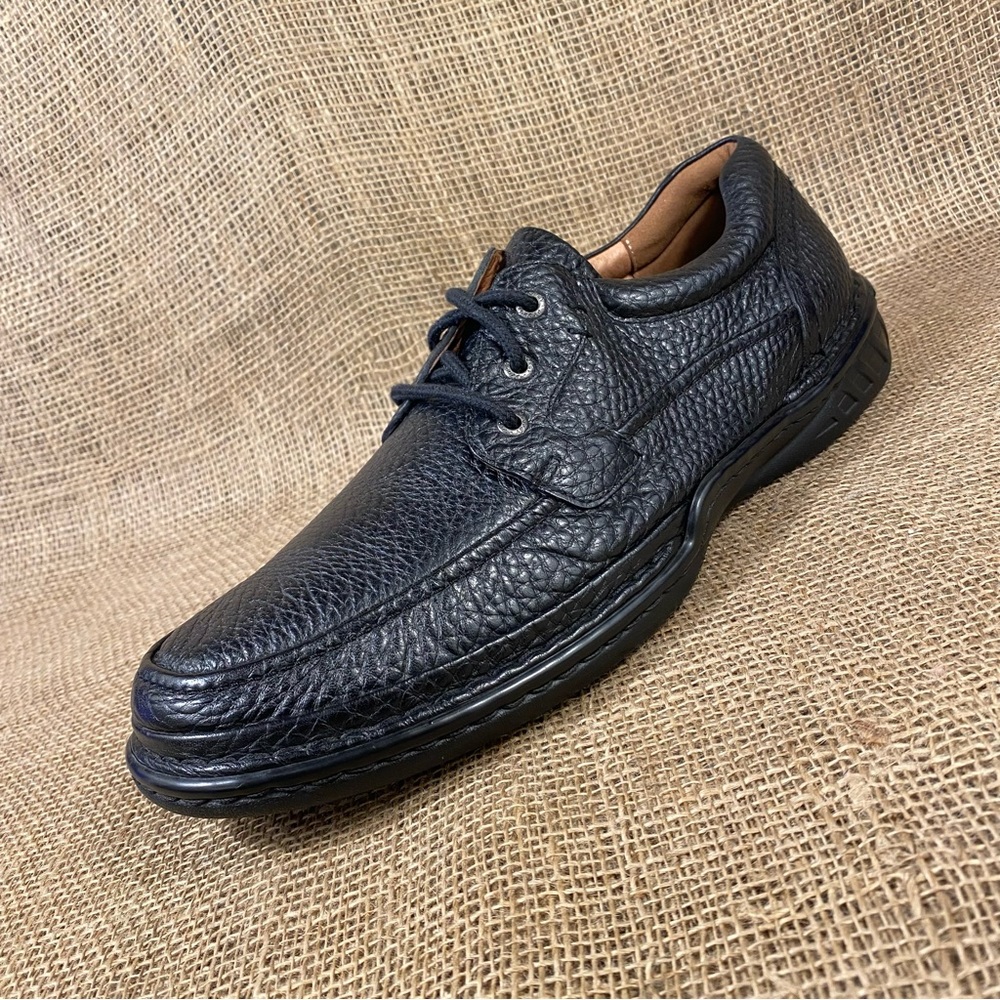 Propet Black Oxfords Shoes Comfort Support Leather Lace Up Men's Size 15 D - Picture 1 of 10